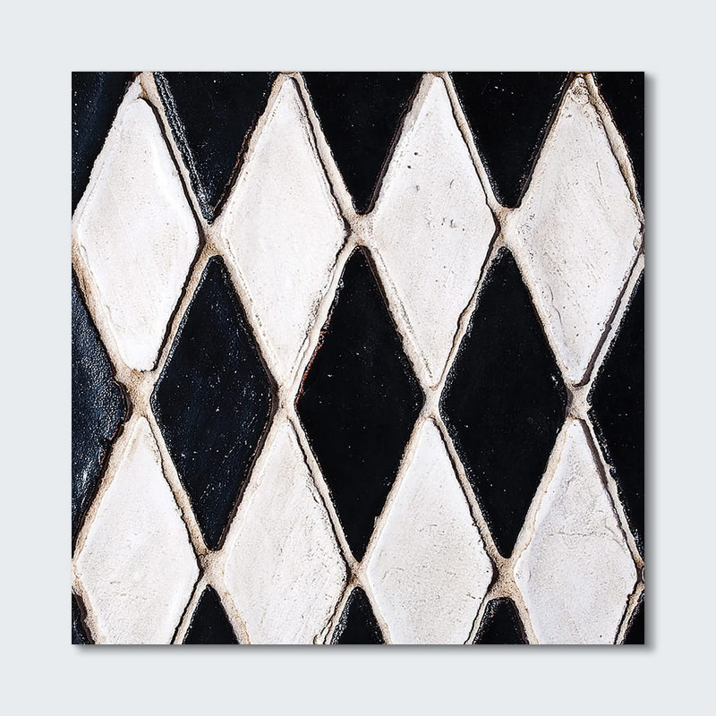 Rhombus Waxed Terracotta Mosaic 2x5 1/2