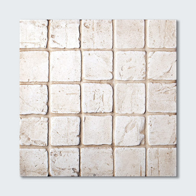 Sqr Vtg Waxed Terracotta Mosaic 2 1/2x2 1/2