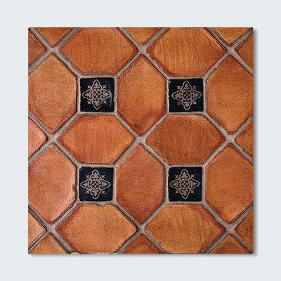 Picket Ohs Waxed Terracotta Tile 3x5