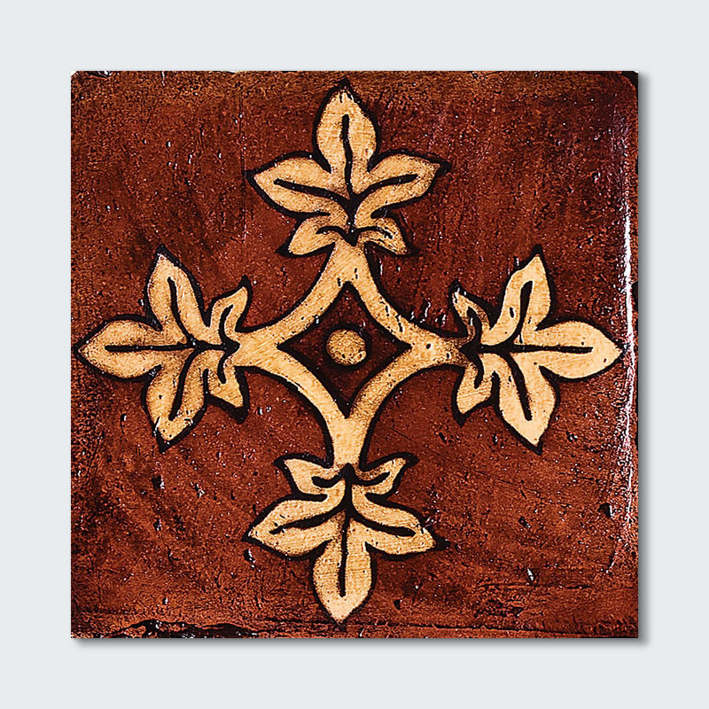 Basilica Ochre 02 Glazed Terracotta Tiles 6x6