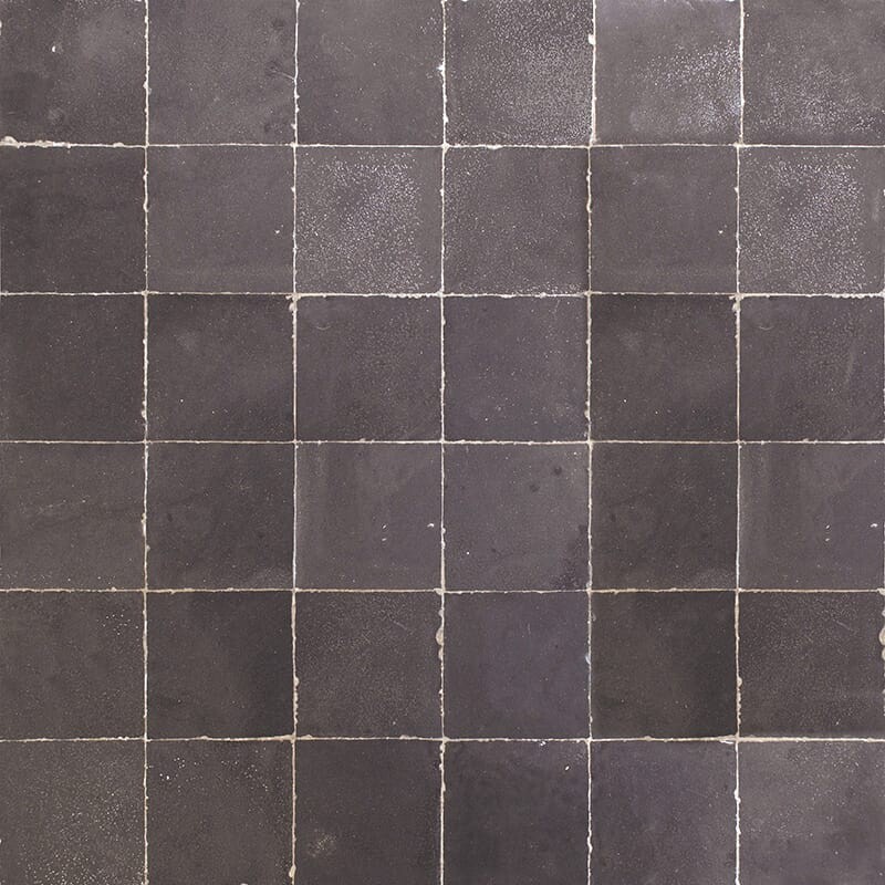 Gray Glossy Midan Zellige Mosaics 12x12