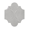 Breathe Glossy Arabesquette Ceramic Decorative 6 1/8×7 3/8 Image