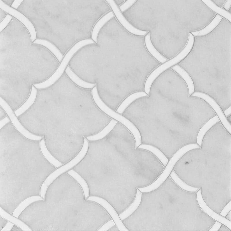 Dolomite, Glacier Multi Finish Gaia Marble Mosaics 12x12