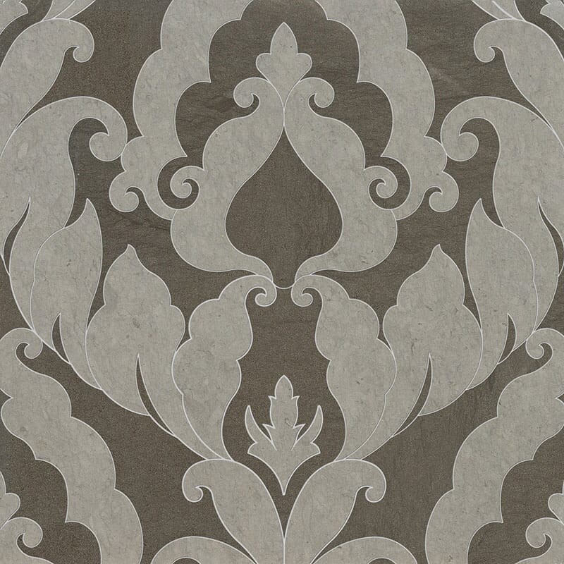 Britannia, Bosphorus Honed Rumi Limestone Mosaics 13 9/16x18