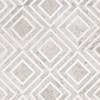 Yildiz Aspen White, Silver Shadow Multi Finish Marble Waterjet Decos 8 13/16×11 Image