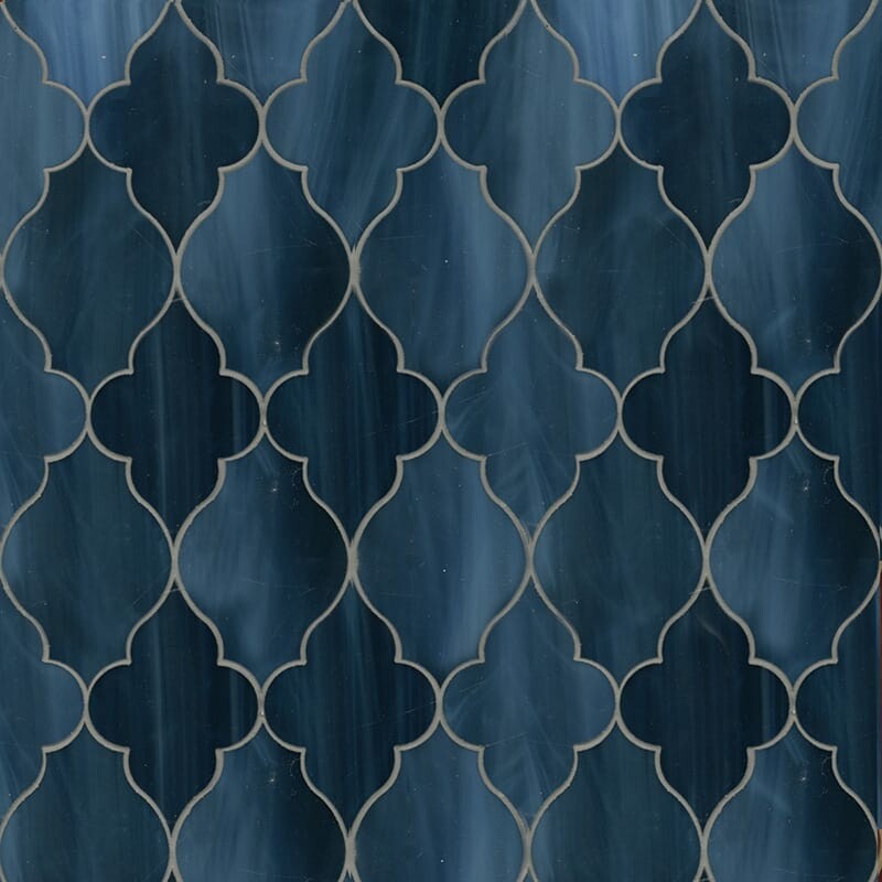 Aladdin Marcasite Glossy Glass Waterjet Decos 11 15/16×12 Image
