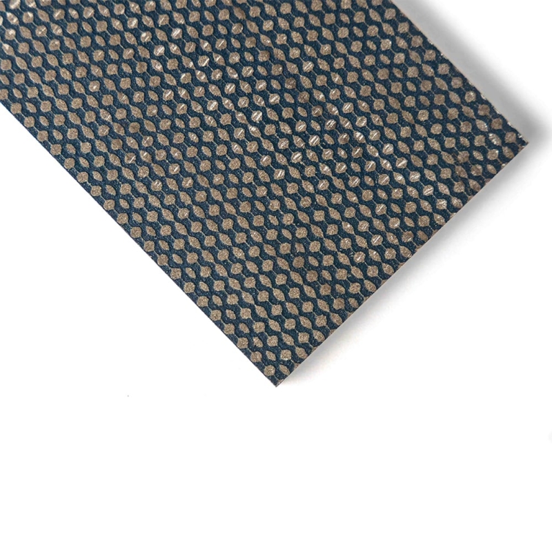 Indigo Ottoman Textile 3 Marble Tile 2 3/4×5 1/2 (AQF10286)