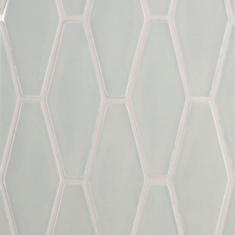 Cold Glossy Longest Hexagon Ceramic Tiles 3×7 7/8 (DC00274)