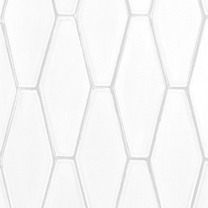 Satin Cotton Matte Longest Hexagon Ceramic Tiles 3×7 7/8 (DC00278)
