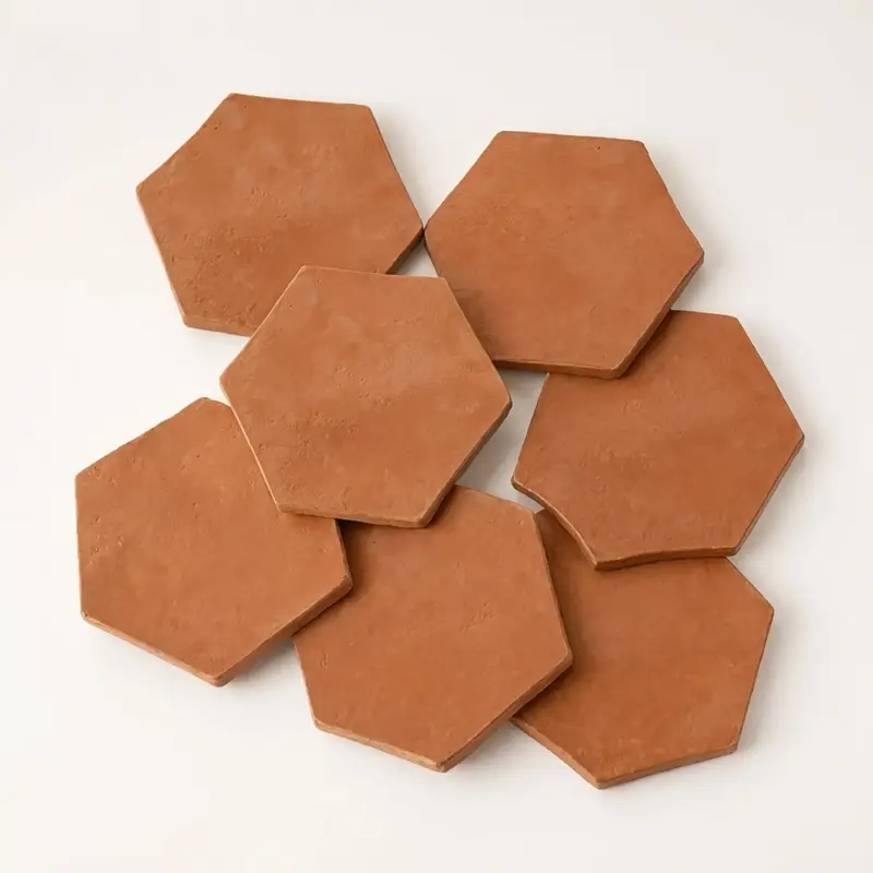 Hexagon Terracotta Tiles