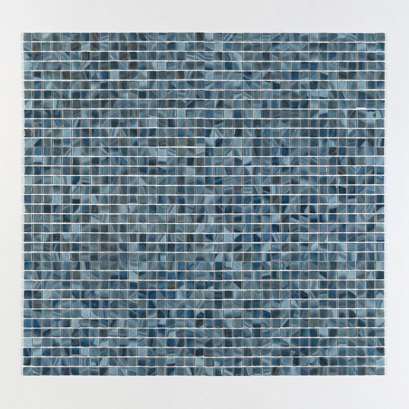 Atlantide Polished 1×1 Recycled Glass Mosaics 12 13/16×20 1/4 (GT00298)
