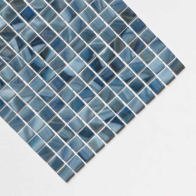 Atlantide Polished 1×1 Recycled Glass Mosaics 12 13/16×20 1/4 (GT00298)