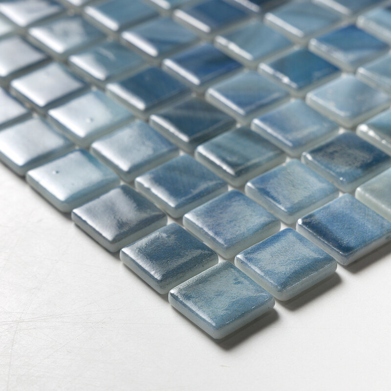 Atlantide Polished 1×1 Recycled Glass Mosaics 12 13/16×20 1/4 (GT00298)