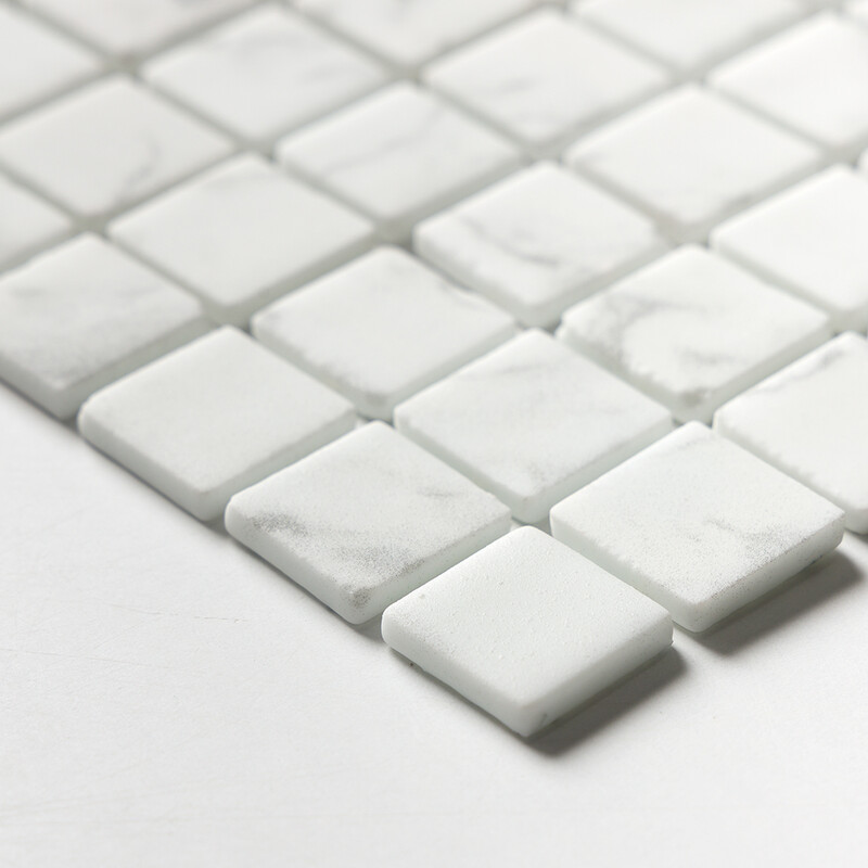 Mosaicos de vidrio reciclado pulido Tidewater 1×1 12 13/16×20 1/4 (GT00300)