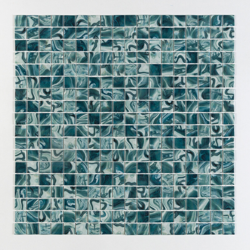 Ondata Polished 2×2 Recycled Glass Mosaics 12 3/8×18 3/4 (GT00302)