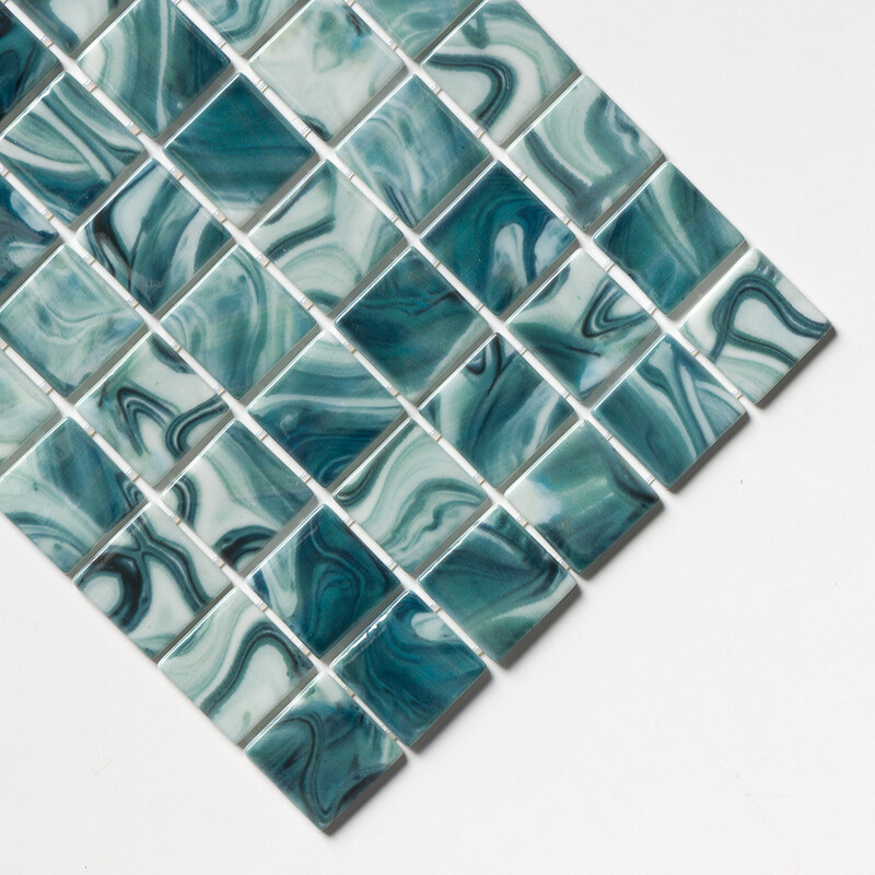 Ondata Polished 2×2 Recycled Glass Mosaics 12 3/8×18 3/4 (GT00302)