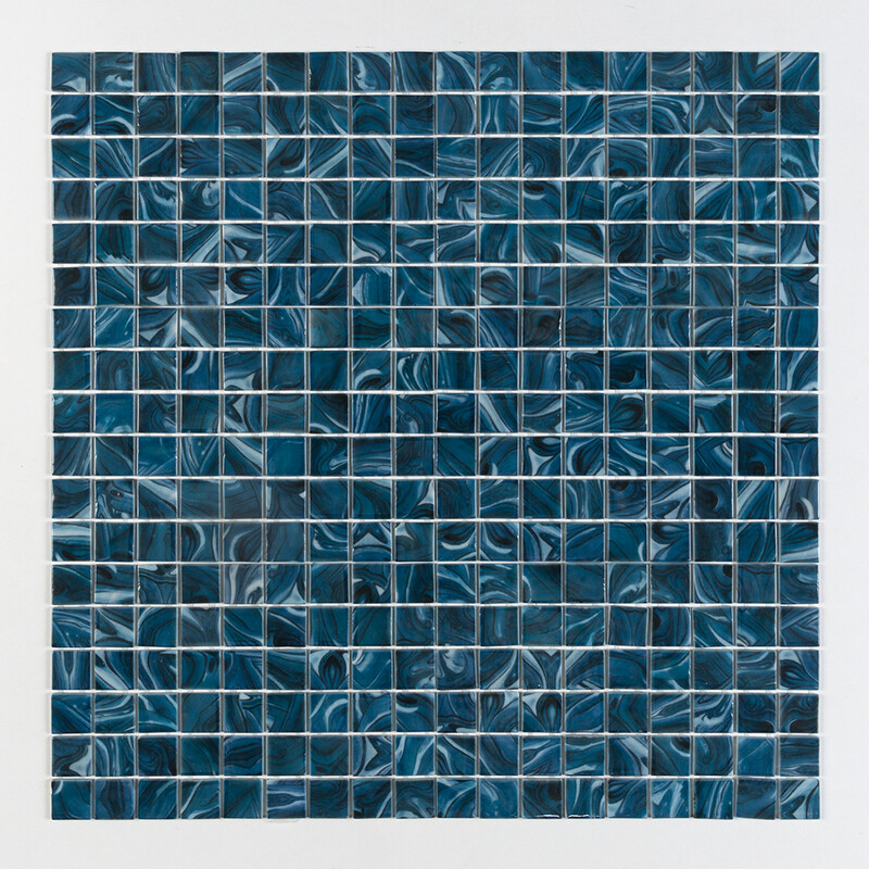 Breaktide Polished 2×2 Recycled Glass Mosaics 12 3/8×18 3/4 (GT00303)