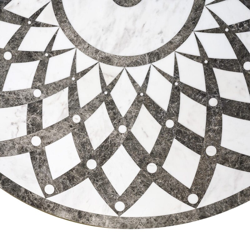 Versilys Multi Finish Round Marble Medallion 36” Radius 36×36 (MD00152)