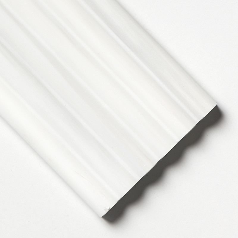 Bianco Dolomiti Classic Honed Flute Trim Marble Accent Tiles 6×12 (ML00983)