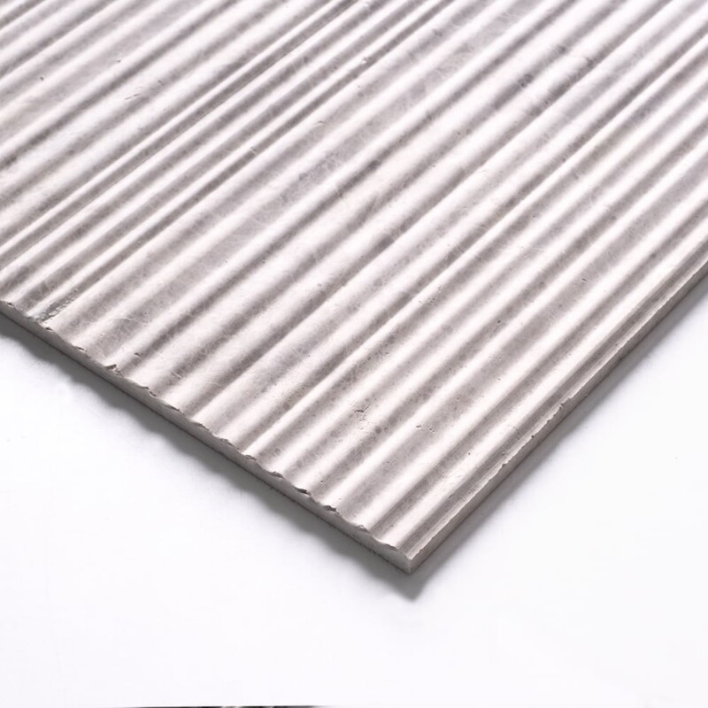 Silver Shadow Honed Thin Fluted Marble Accent Tiles 18×18 (ML01138)
