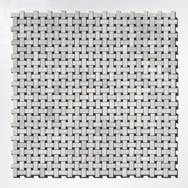Avenza Honed Basket Weave Marble Mosaics 12×12 (MS00483)