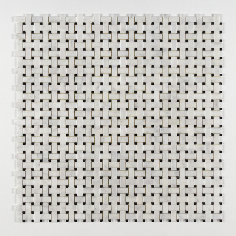 Avalon Polished Basket Weave Marble Mosaics 12×12 (MS00683)