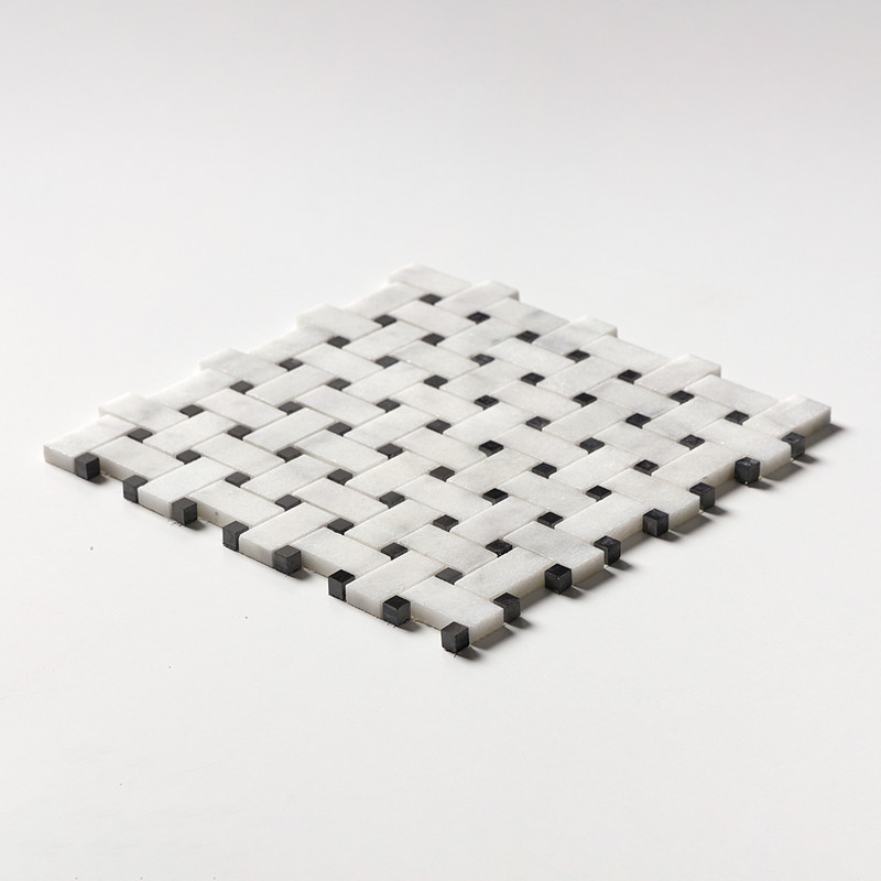 Avalon Polished Basket Weave Marble Mosaics 12×12 (MS00683)