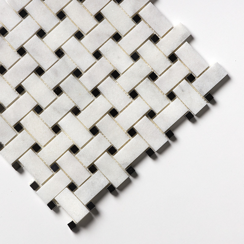 Avalon Polished Basket Weave Marble Mosaics 12×12 (MS00683)