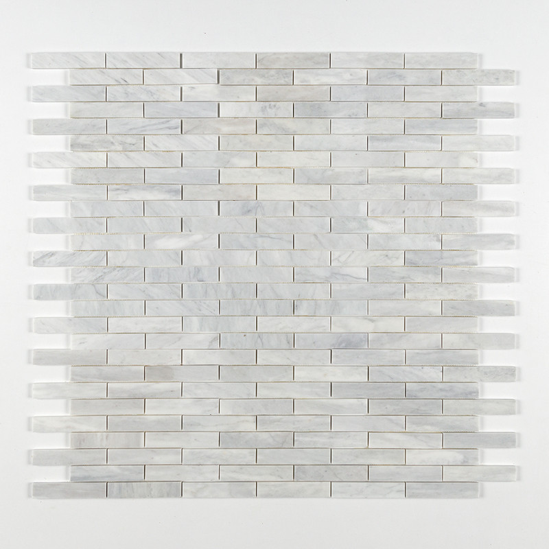Avenza Honed 1 1/4×6 Marble Mosaics 12×12 (MS01161)