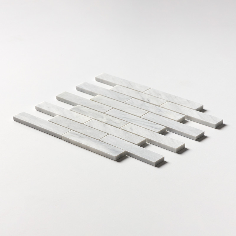 Avenza Honed 1 1/4×6 Marble Mosaics 12×12 (MS01161)