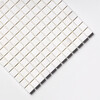 Snow White Polished 1×1 Marble Mosaics 12×12 (MS01236)