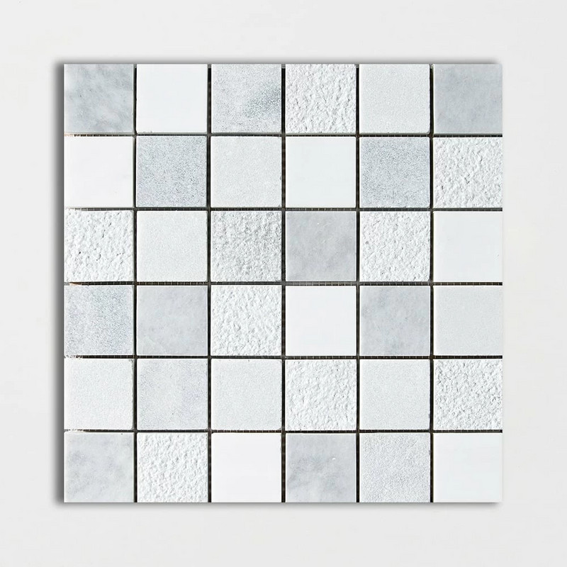 Avenza Honed 2×2 Marble Mosaics 12×12 (MS01384)