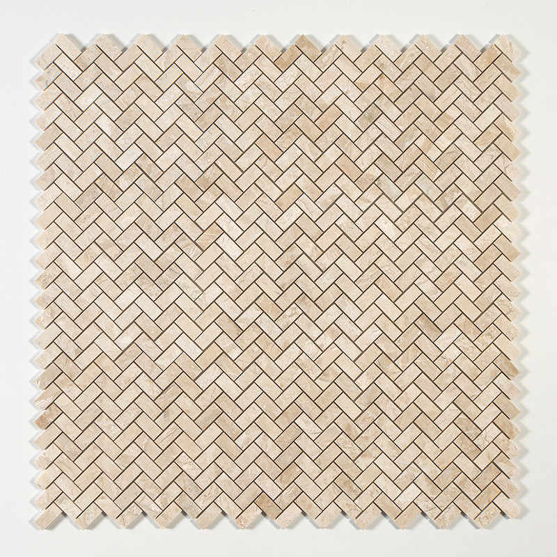 Diana Royal Honed Herringbone 1×2 Marble Mosaics 11×11 (MS01467)