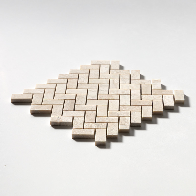 Diana Royal Honed Herringbone 1×2 Marble Mosaics 11×11 (MS01467)
