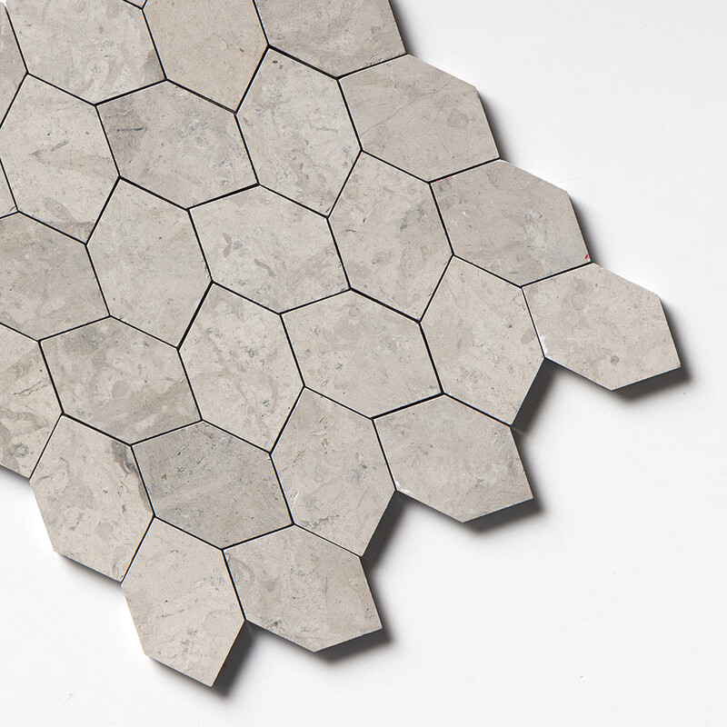 Britannia Honed Autumn Leaf Limestone Mosaics 11 13/16×13 9/16 (MS01555)