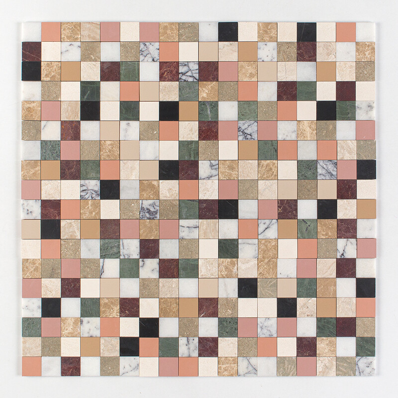 Blend Honed San Tropez Marble Mosaics 12×12 (MS02197)