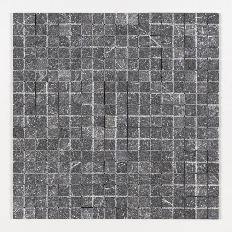 Iris Black Tumbled 2×2 Marble Mosaics 12×12 (MS02338)