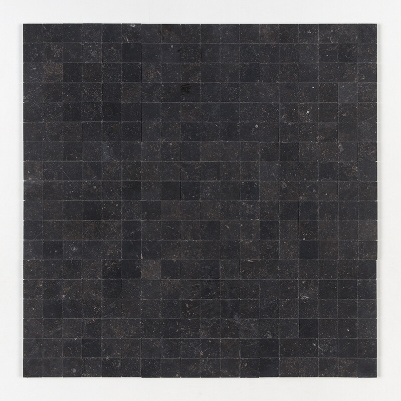 Belgium Blue Honed 2×2 Limestone Mosaics 12×12 (MS02352)