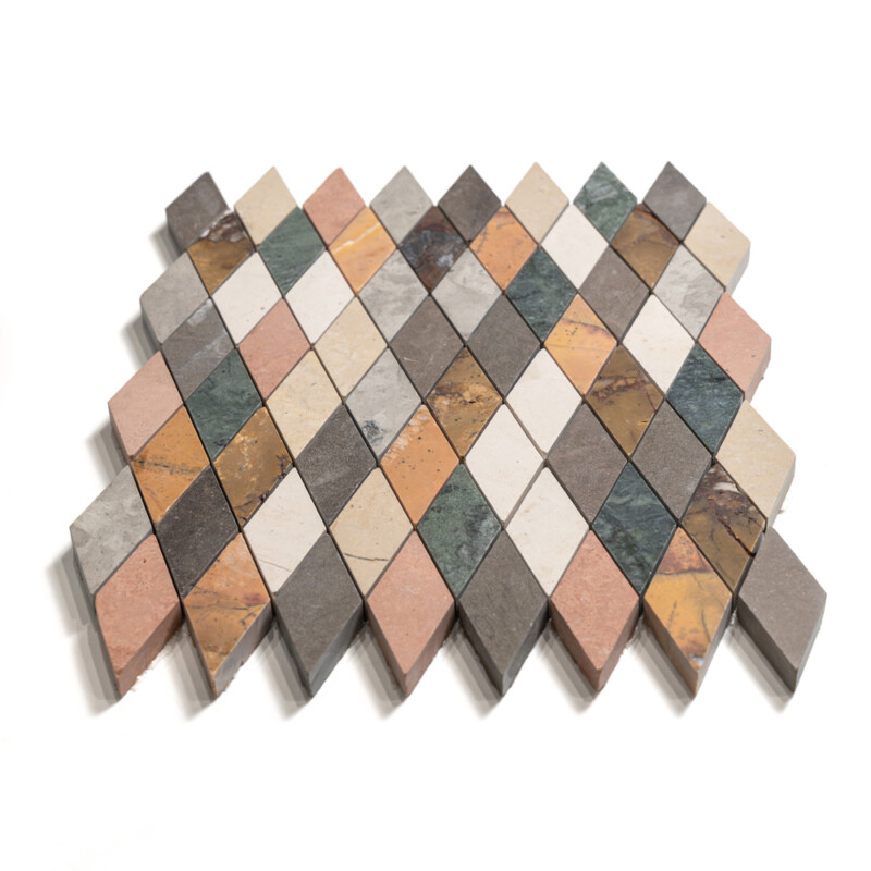 Marsa Honed Limestone Mosaics 11 3/8×11 13/16 (MS02616)