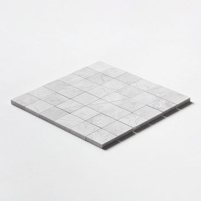 Avalanche Honed 2×2 Marble Mosaics 12×12 (MS02687)