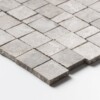 Maroon Di Notte Leather Hand Clipped 2×2 Marble Mosaics 12×12 (MS02819)
