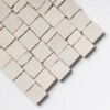 Seashell Leather Hand Clipped 2×2 Marble Mosaics 12×12 (MS02820)