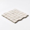 Seashell Leather Hand Clipped 2×2 Marble Mosaics 12×12 (MS02820)
