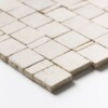 Seashell Leather Hand Clipped 2×2 Marble Mosaics 12×12 (MS02820)