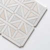 Iceberg,Snow White,Vanilla Honed Classic Lattice Marble Mosaics 14 3/4×14 3/4 (MS02921)
