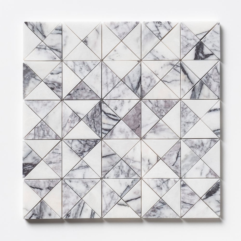 Lilac Honed Devon Marble Mosaics 12 1/2×12 1/2 (MS02924)