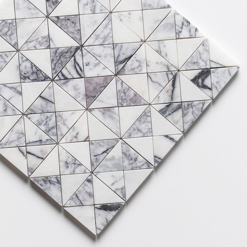 Lilac Honed Devon Marble Mosaics 12 1/2×12 1/2 (MS02924)