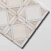 Diana Royal,Snow White,Vanilla Honed Kent Marble Mosaics 13 9/16×13 9/16 (MS02926)