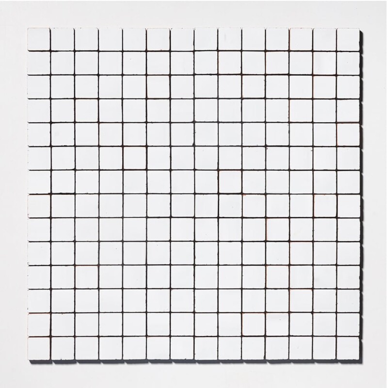 Royal White Tumbled 2×2 Terracotta Mosaics 12×12 (MS80023)