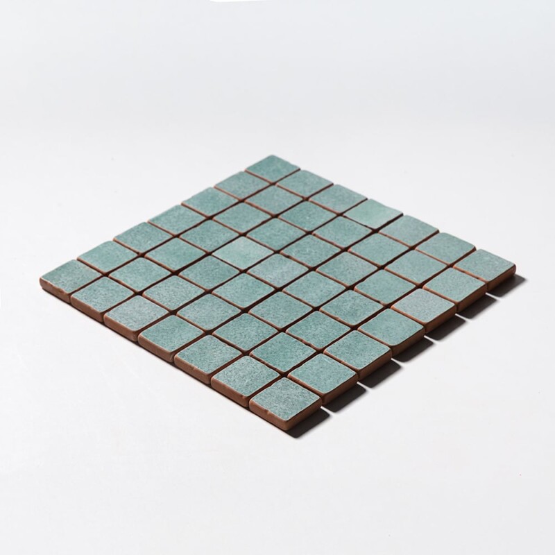 Sage Tumbled 2×2 Terracotta Mosaics 12×12 (MS80025)